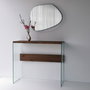 Hanah Home Aqua A342 Espejo de Cristal Templado 75x55 cm